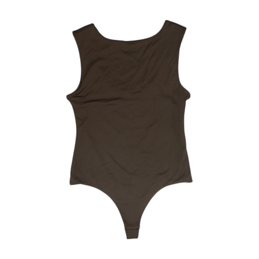 Brown Bodysuit Blouse
