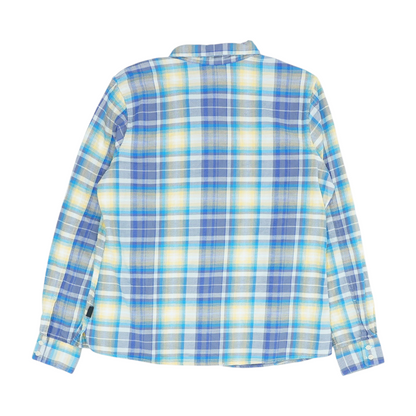 Multi Plaid Flannel Button Down