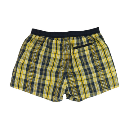 Yellow Plaid Swim Bottom