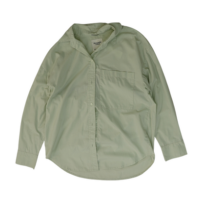 Green Button Down