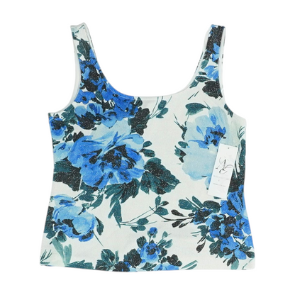 Blue Floral Blouse