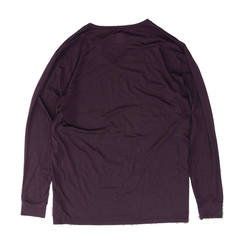 Burgundy Solid Active T-Shirt
