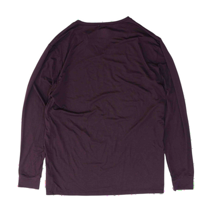 Burgundy Solid Active T-Shirt