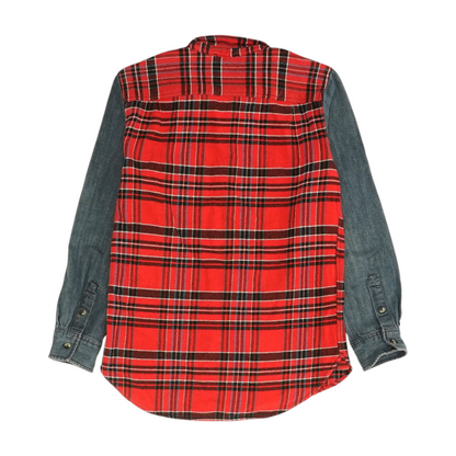 Red Plaid Flannel Button Down