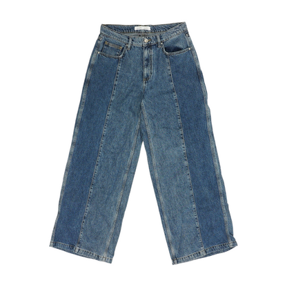 Blue Wide Leg Jeans