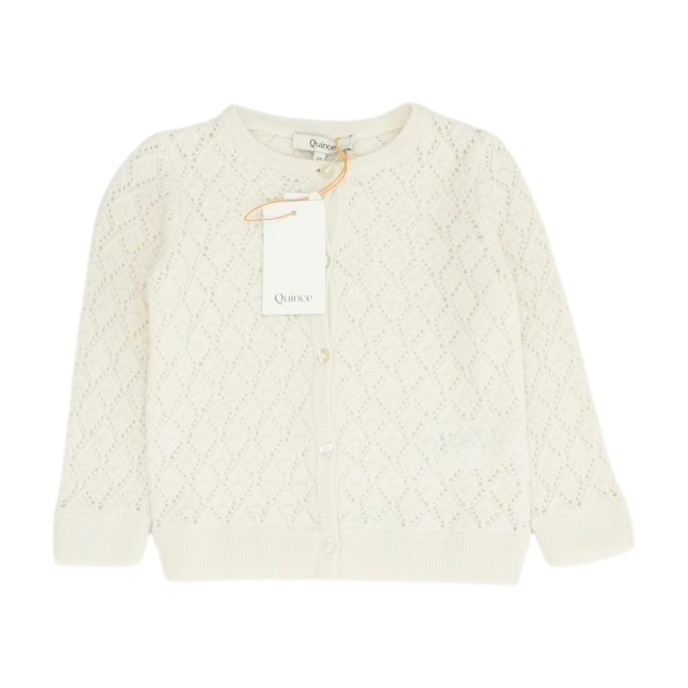 Cream Cardigan Sweater