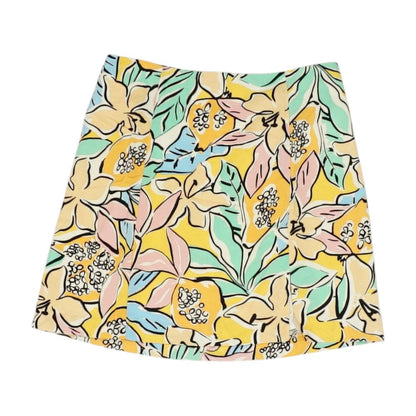 Multi Floral Midi Skirt