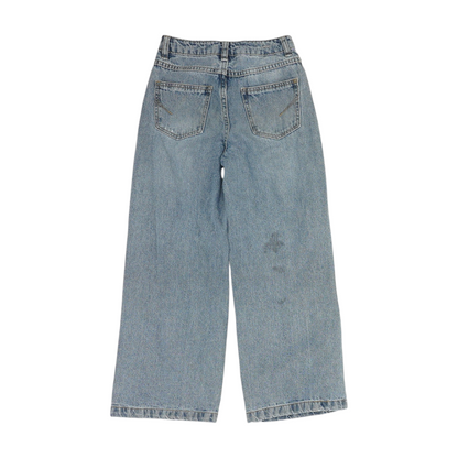 Blue Solid Jeans