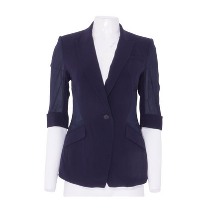 Navy Solid Blazer