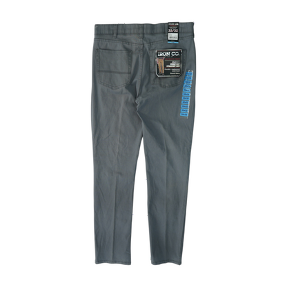 Gray Straight Pants