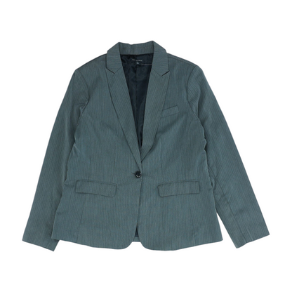 Gray Plus Striped Blazer