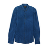 Blue Plaid Long Sleeve Button Down