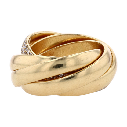 3/4 ctw 18K Yellow Gold Diamond Band Ring