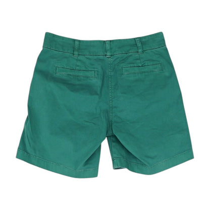 Green Solid Chino Shorts