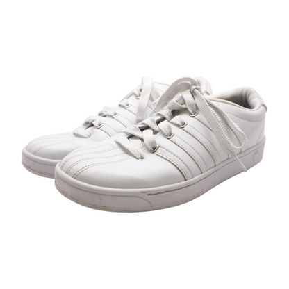 White Low-Top Athletic Shoes