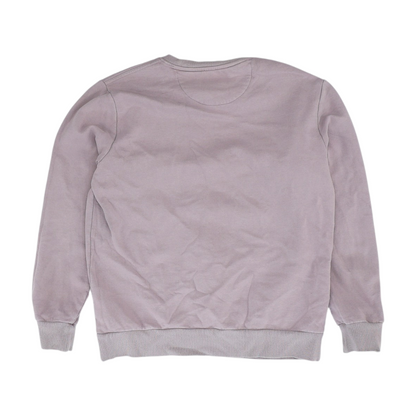 Purple Solid Sweatshirt Pullover