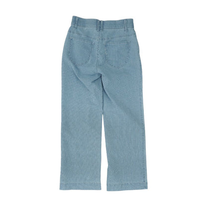 Blue Casual Pants