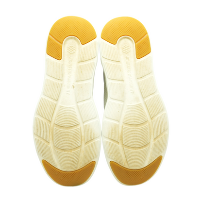 Beige Low-Top Athletic Shoes