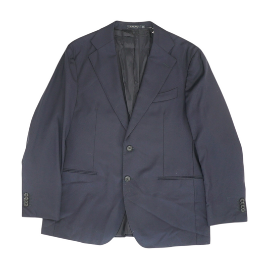 Navy Solid Suit Jacket