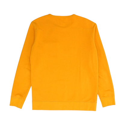 Yellow Solid Sweatshirt Pullover