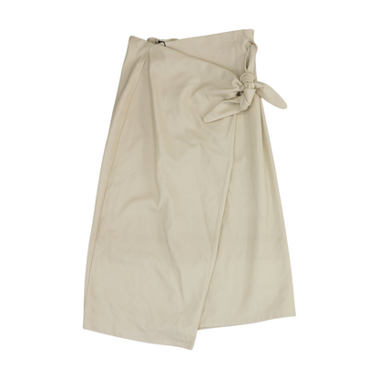 Beige Midi Skirt