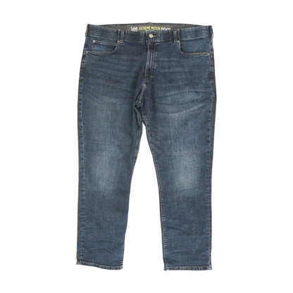 Navy Straight Jeans