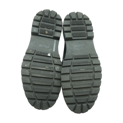 Black CD Explorer Leather Loafers