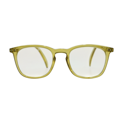 Yellow Square Reading Glasses