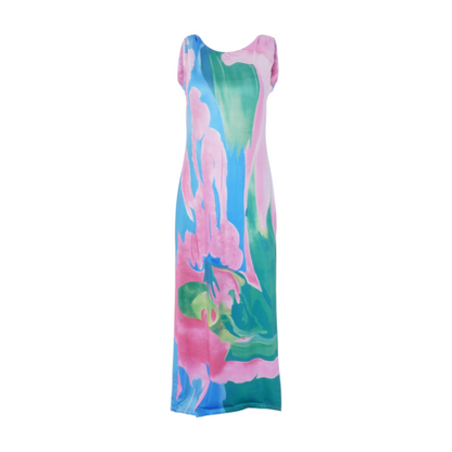 Multi Tie-Dye Maxi Dress