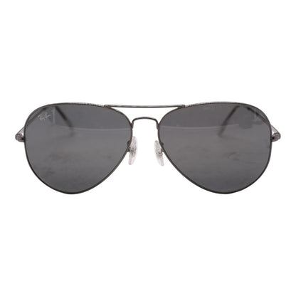 Black Metal II Aviator Sunglasses