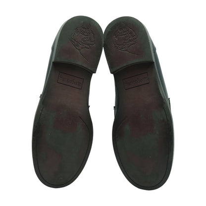 Black Leather Loafer Dress Shoes