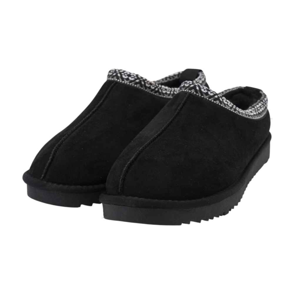 Black Slip-On Flats