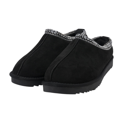 Black Slip-On Flats