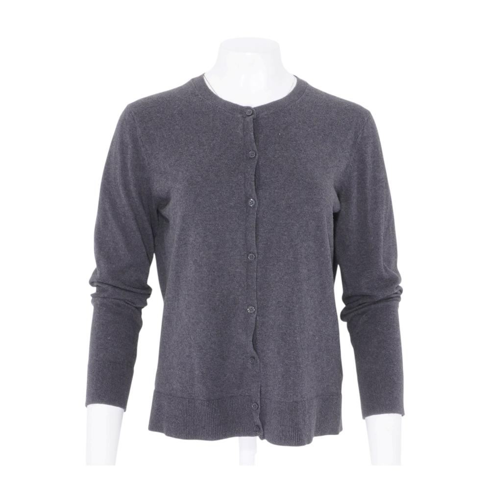 Gray Cardigan Sweater