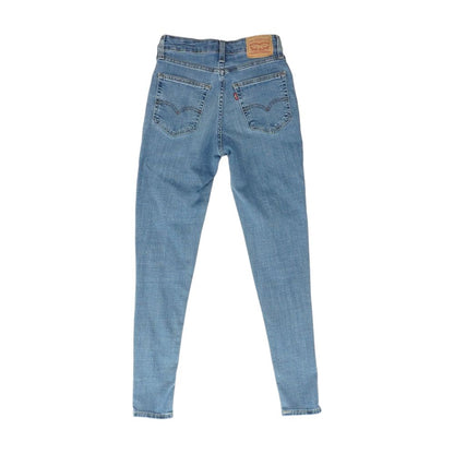 Blue High Rise Skinny Leg Jeans