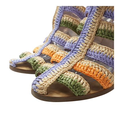 Multi Katya Pastel Heeled Sandal