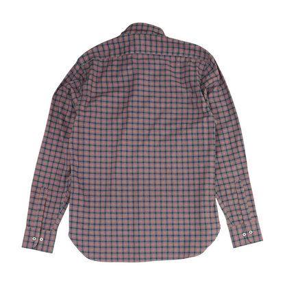 Pink Check Long Sleeve Button Down