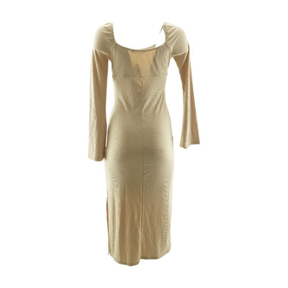 Brown Midi Dress