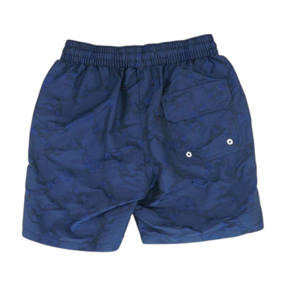 Navy Abstract Swim Bottom