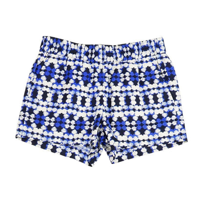 Blue Ikat Shorts