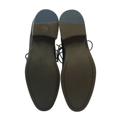 Black Leather Derby/oxford Dress Shoes