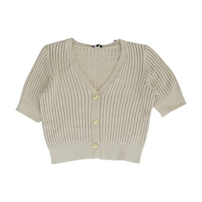 Tan Cardigan Sweater