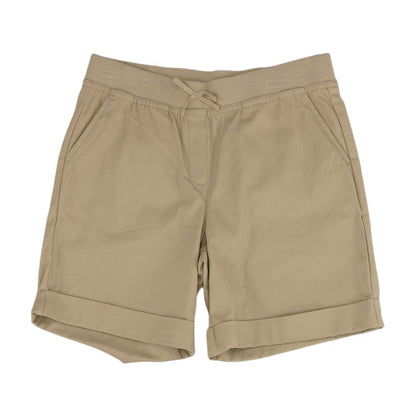 Khaki Solid Shorts