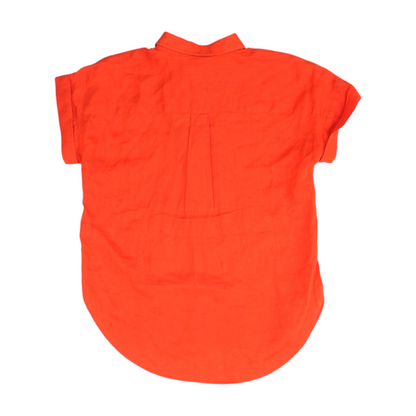 Orange Button Down