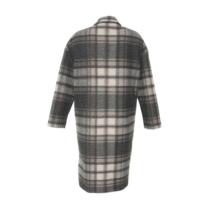 Gray Plaid Coat