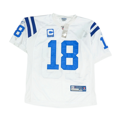 Men's White Indianapolis Colts Short Sleeve Jersey
