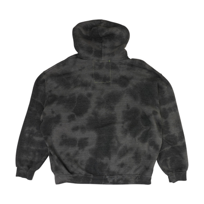 Gray Tie-Dye Hoodie Pullover