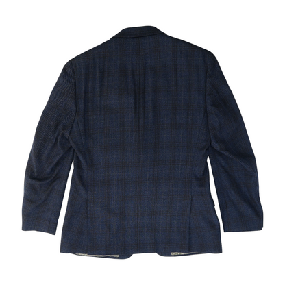 Navy Plaid Sport Coat