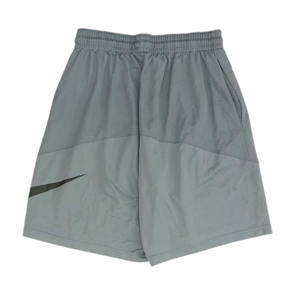 Gray Striped Active Shorts
