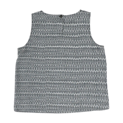 Gray Abstract Blouse
